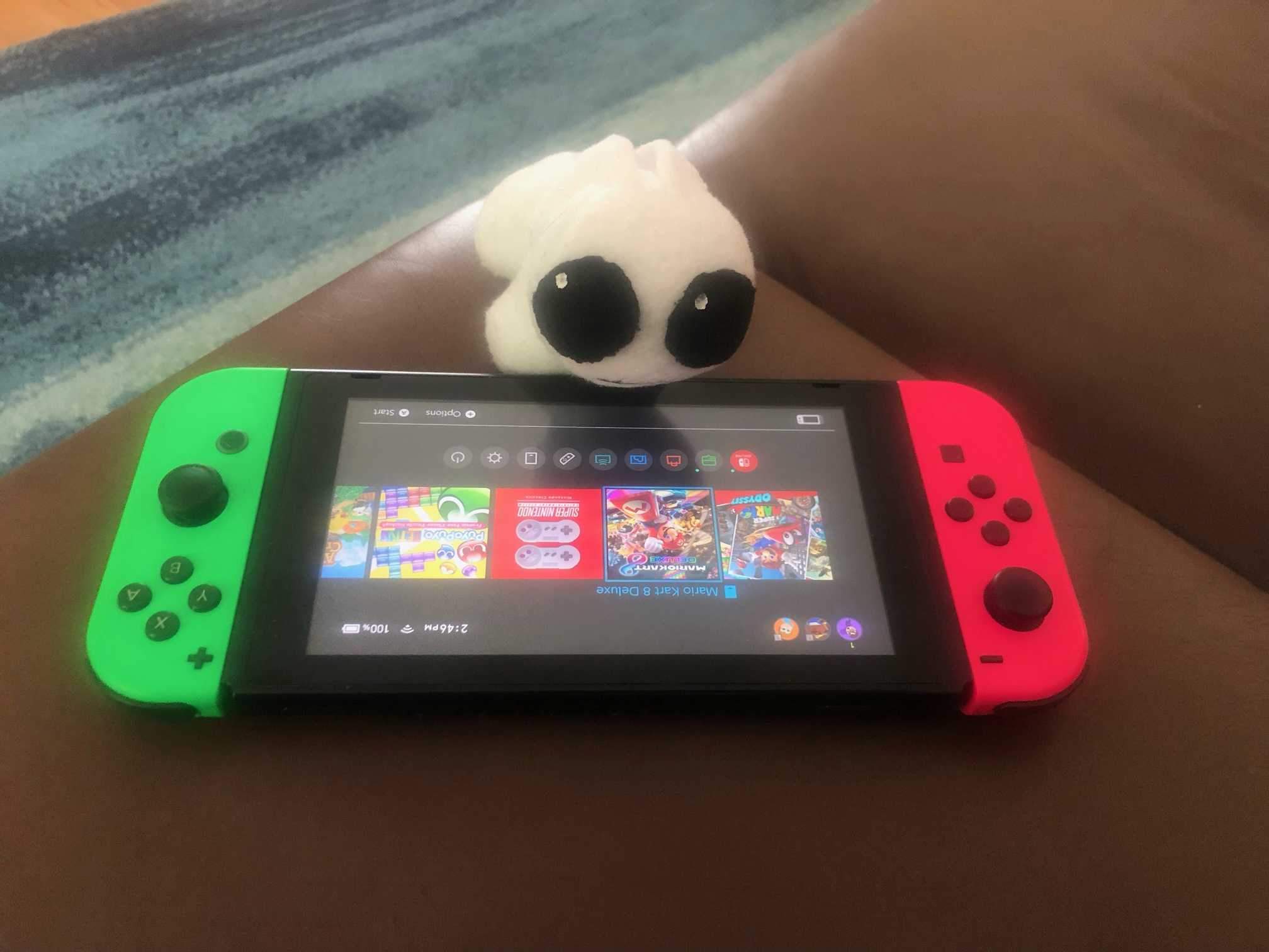 Creature playing video games